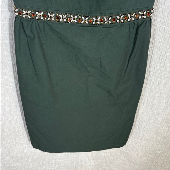 NWT Boden Brunswick emerald‎ embellished dress sz 8R - Picture 4 of 13